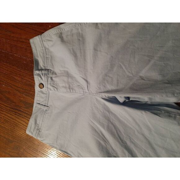 Jr Juniors Size 3 Copper Key Light Blue Capri Casual Pants with Pockets - Picture 2 of 4